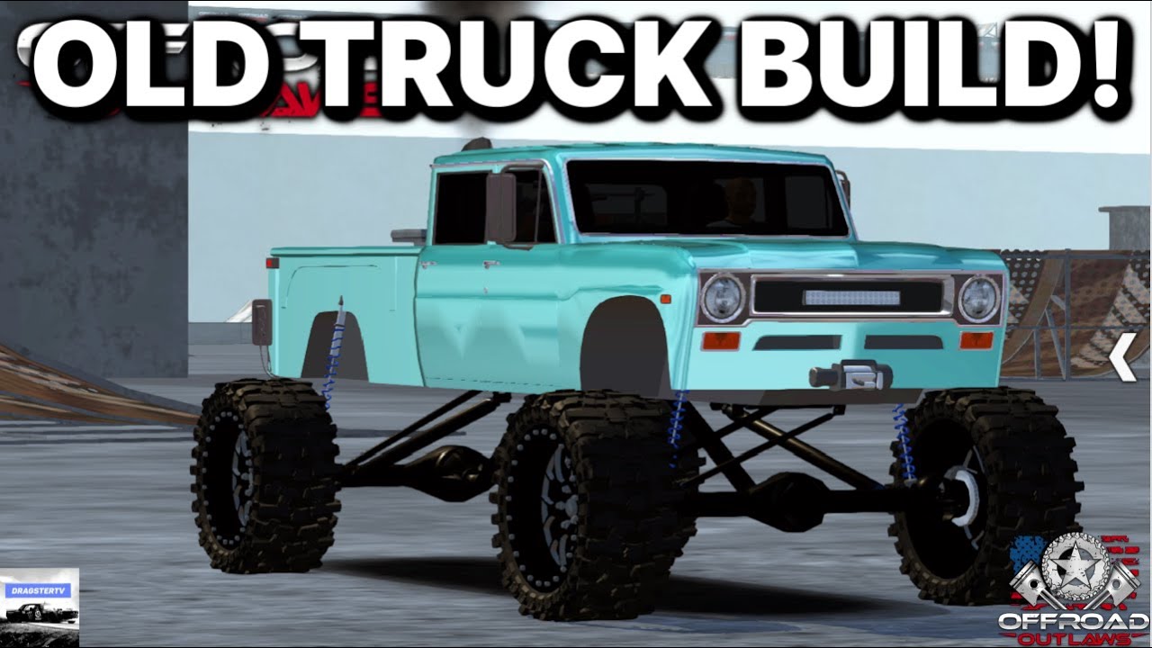 Offroad Outlaws — пикап International Pickup 1970 года! (Подъем, колеса, шины и многое другое!)