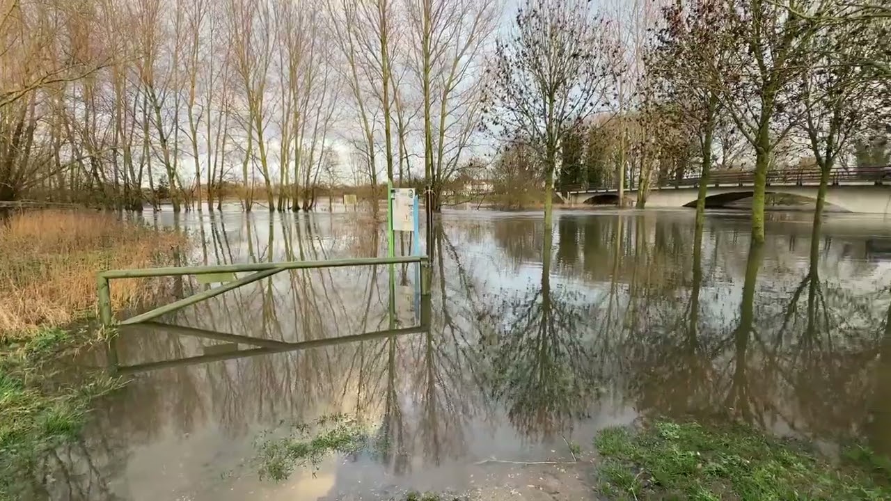 Hochwasser 2024 an der Rur bei Heinsberg und der Gemeinde Roerdalen