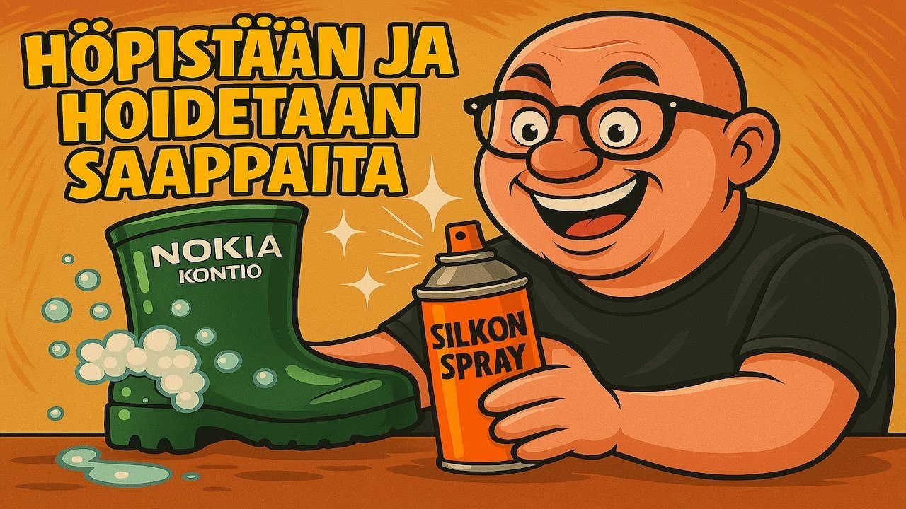 Ilta-askareena saappaat kiiltämään