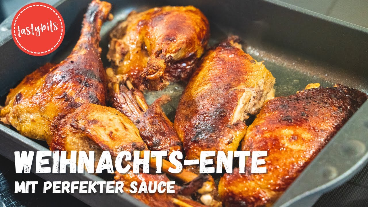 Knusprige WEIHNACHTS-ENTE mit perfekter Sauce!