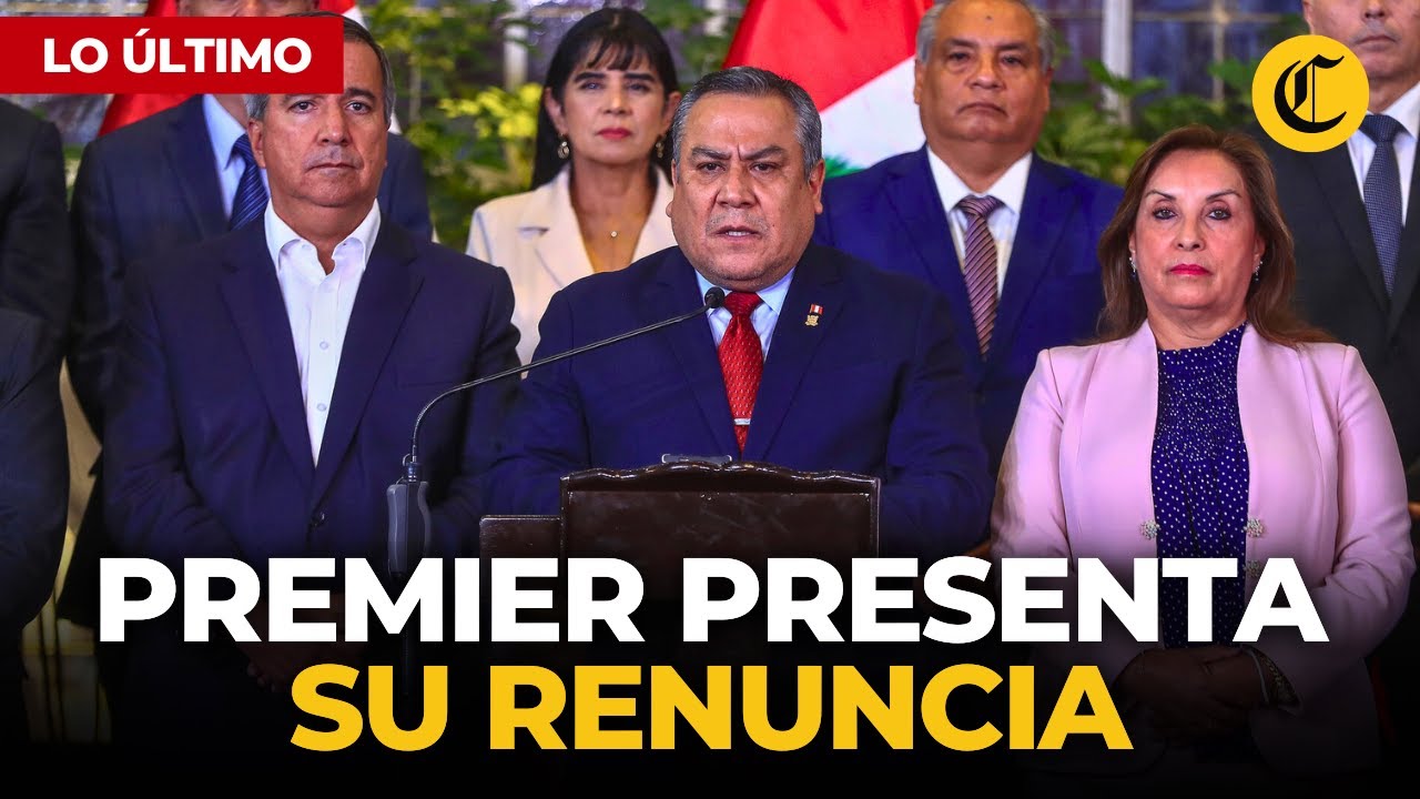 #LoÚltimo GUSTAVO ADRIANZÉN renuncia a la PRESIDENCIA del CONSEJO de MINISTROS | El Comercio