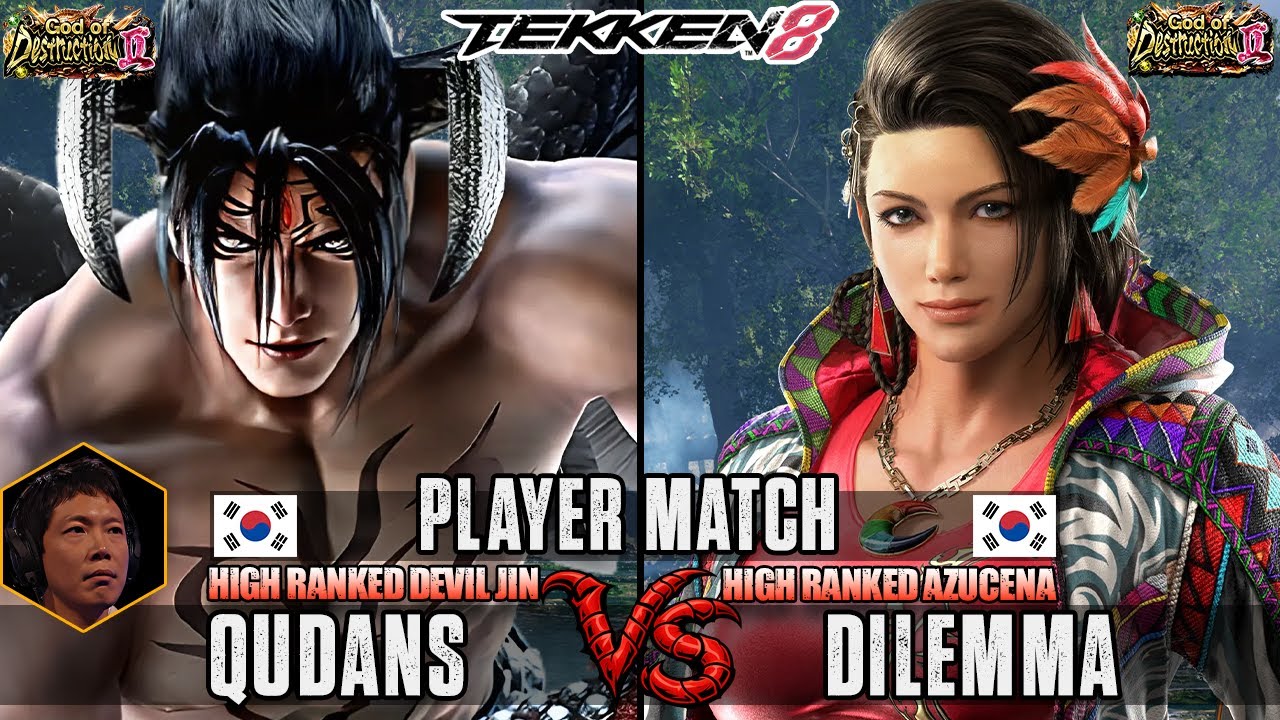 T8 ▰ Z10 | QUDANS 🇰🇷 (Devil Jin) Vs DILEMMA 🇰🇷 (Azucena) ▰ High Level Gameplay!