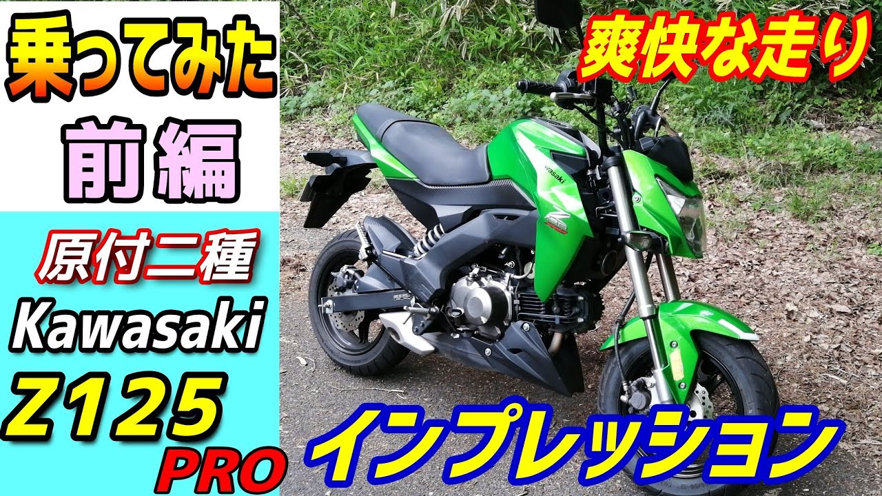 Z125PROを借りてみたら、めっちゃ峠向きのバイクだったので、みんなに勧めたい【前編】以前乗ったモンキー１２５との比較でやってます。