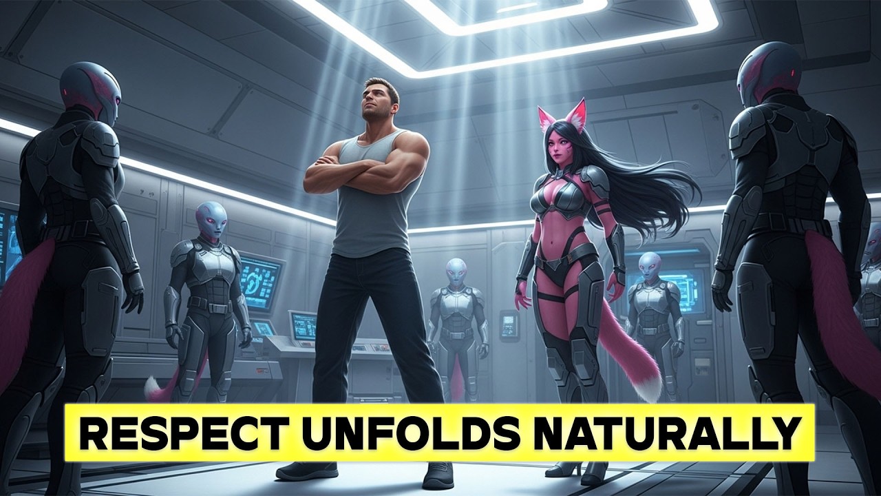 The Human Prisoner Refused to Kneel—Now the Alien Guards Stand at Attention