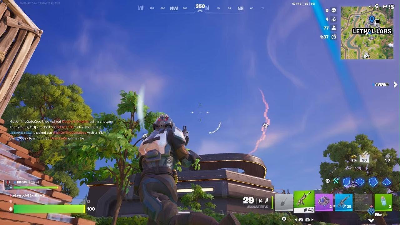 Using an og loadout in battle royale