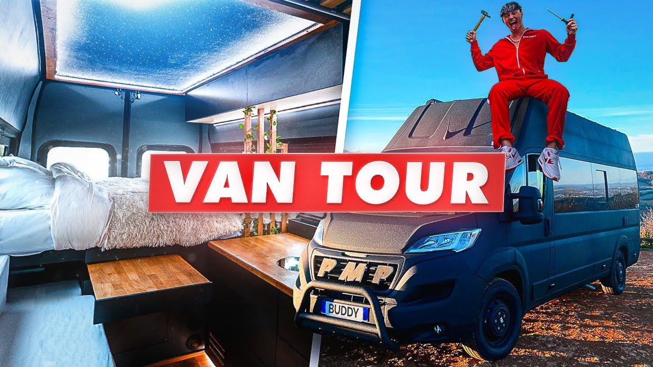 JE VOUS PRÉSENTE MON VAN AMENAGÉ !! (on a transformé un CAMION en MAISON wesh) 🚐