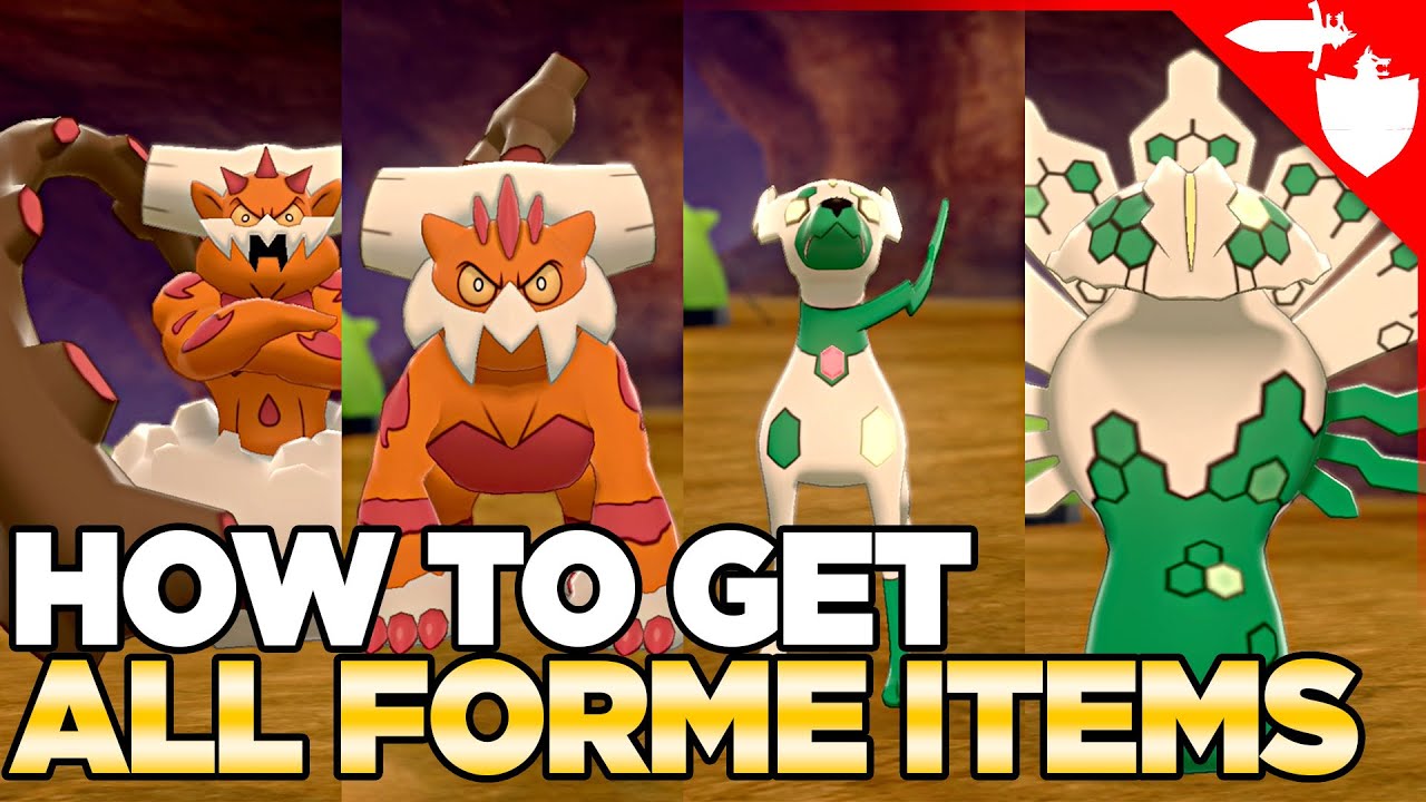 Как получить все предметы для изменения формы в дополнении Pokemon Sword & Shield Crown Tundra