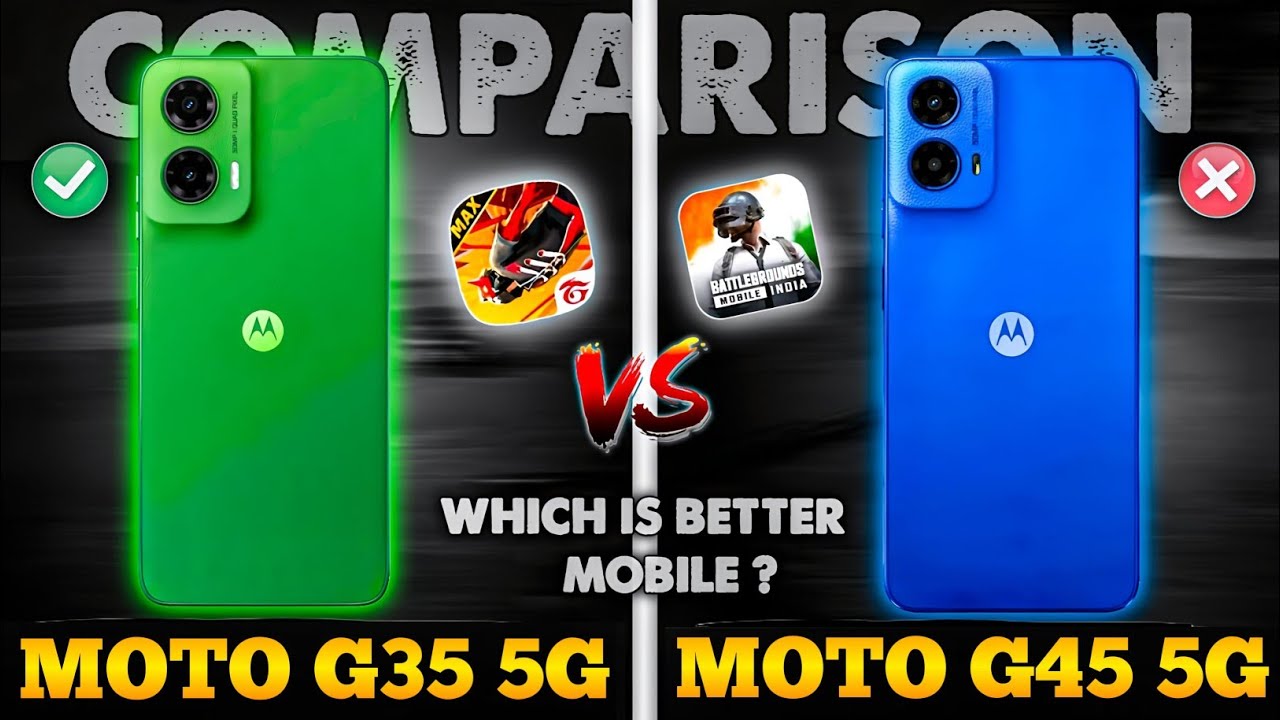 Moto G35 5G VS Moto G45 5G Full Compression ⚡ || Which One Is Best ?