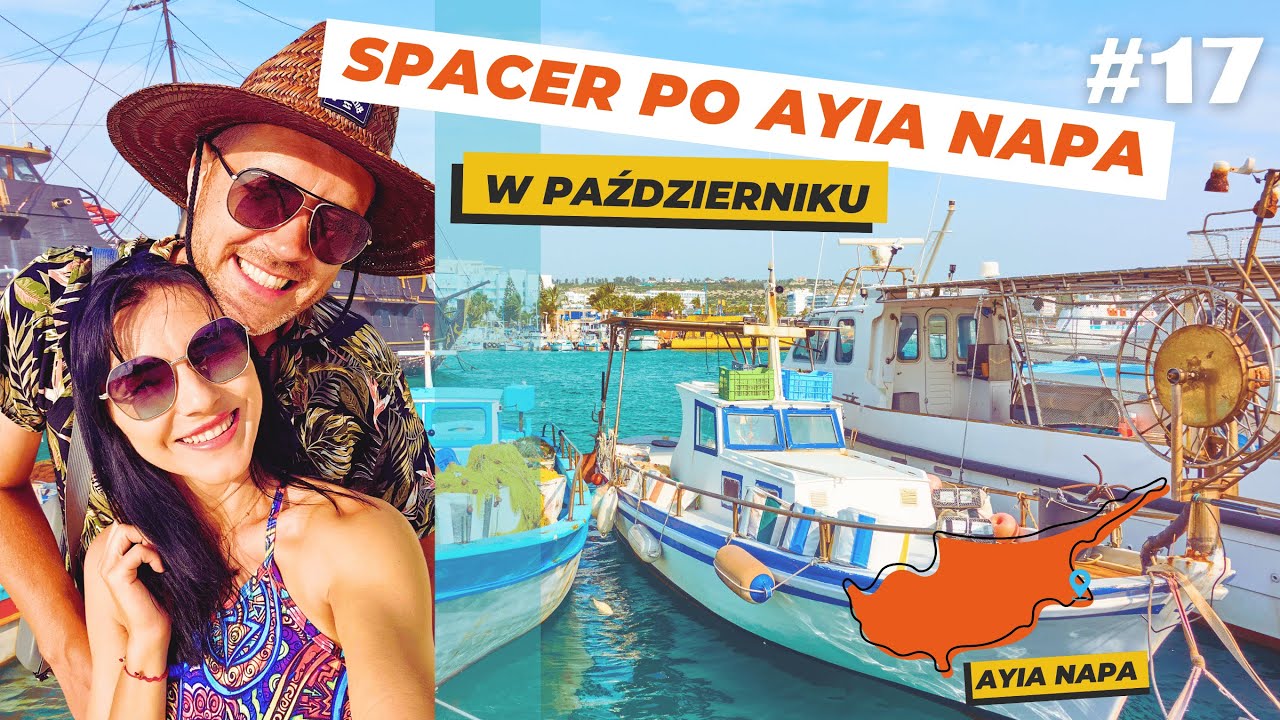 Spacer po Aija Napa 🌞  TARG, przegląd plaż i hoteli wzdłuż promenady | Październik CYPR 2025 [4K]