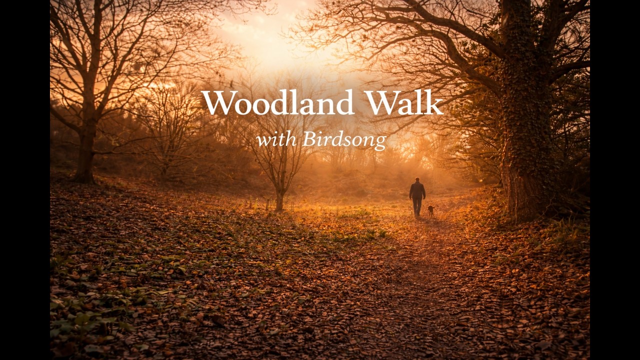 Woodland Walk with Birdsong | Relaxing Nature Sounds & Wind in the Trees