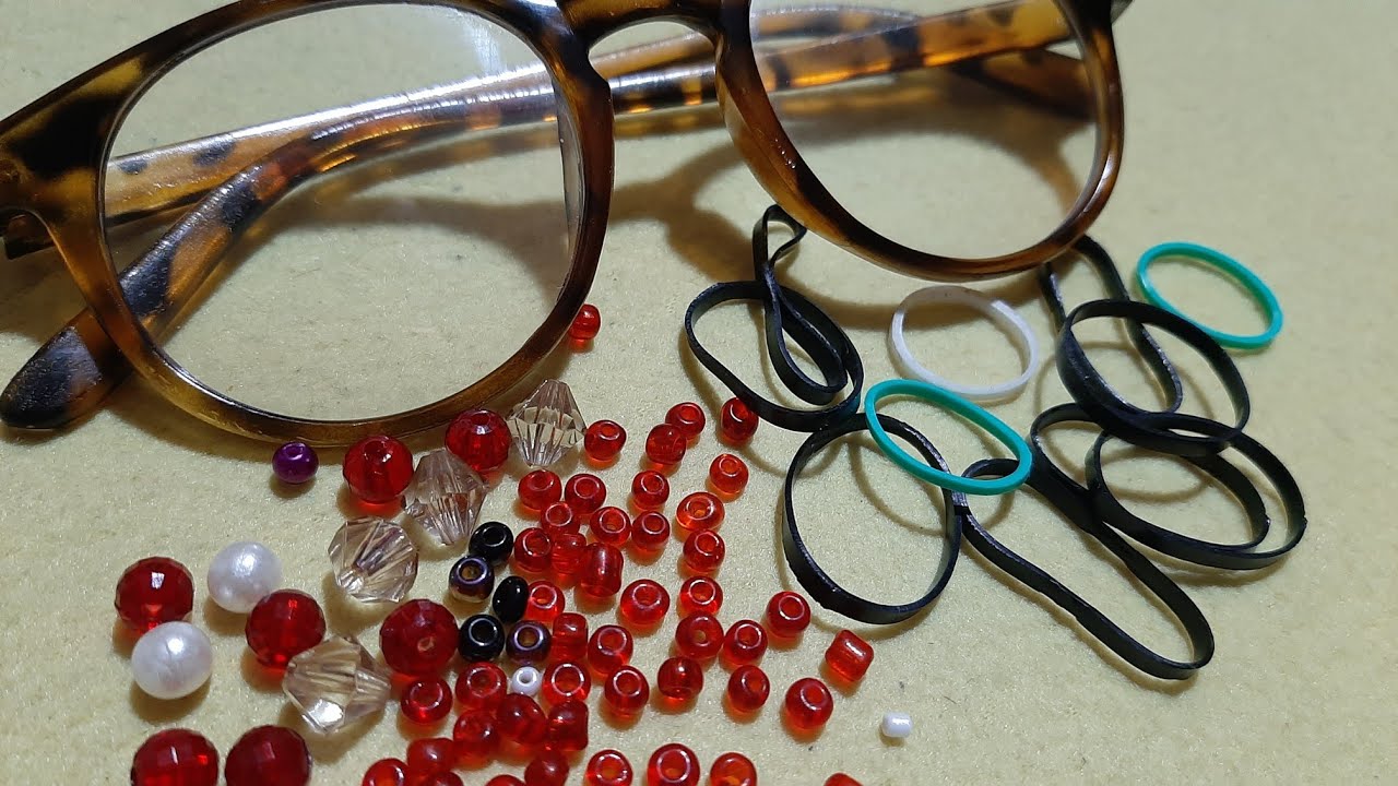¡GOMAS ARTESANALES PARA COLOCAR CORDON SUJETADOR DE LENTES!