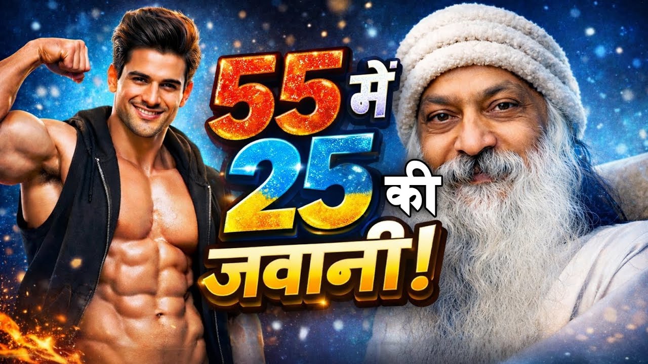 55 में 25 वाली जवानी | Osho का वो राज़ जो बूढ़े को भी जवान बना दे How to control age 
