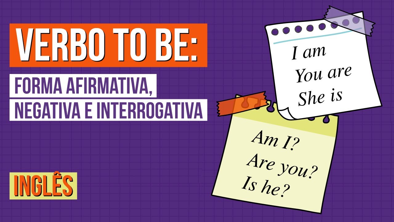 VERBO TO BE: forma afirmativa, negativa e interrogativa | Inglês para o Enem | Luiz Carlos N. Junior