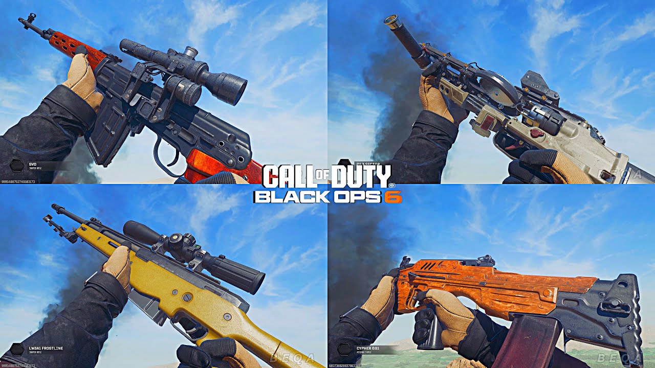 Cod: Black Ops 6 - ALL 56 Weapons Reloads, Inspect and Empty Inspect Animations Season 3