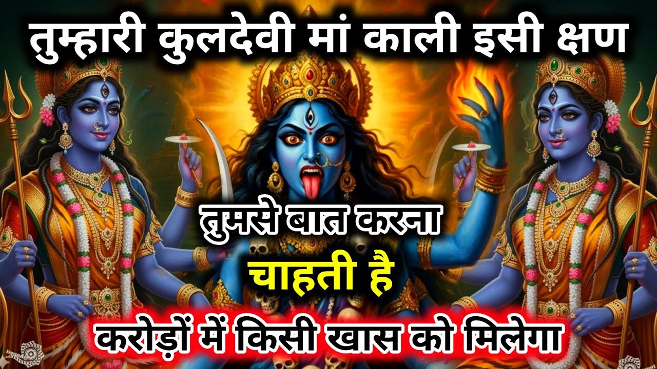 888.🕉️ Maa kali 🌺 तुम्हारी कुलदेवी मां काली इसी क्षण तुमसे बात करना चाहती है करोड़ों #matarani 