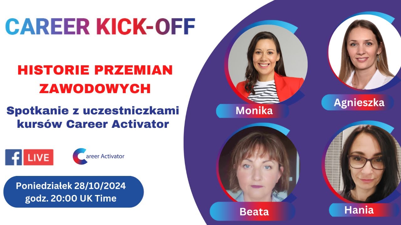 Historie przemian zawodowych: Spotkanie z uczestniczkami kursów Career Activator 📢