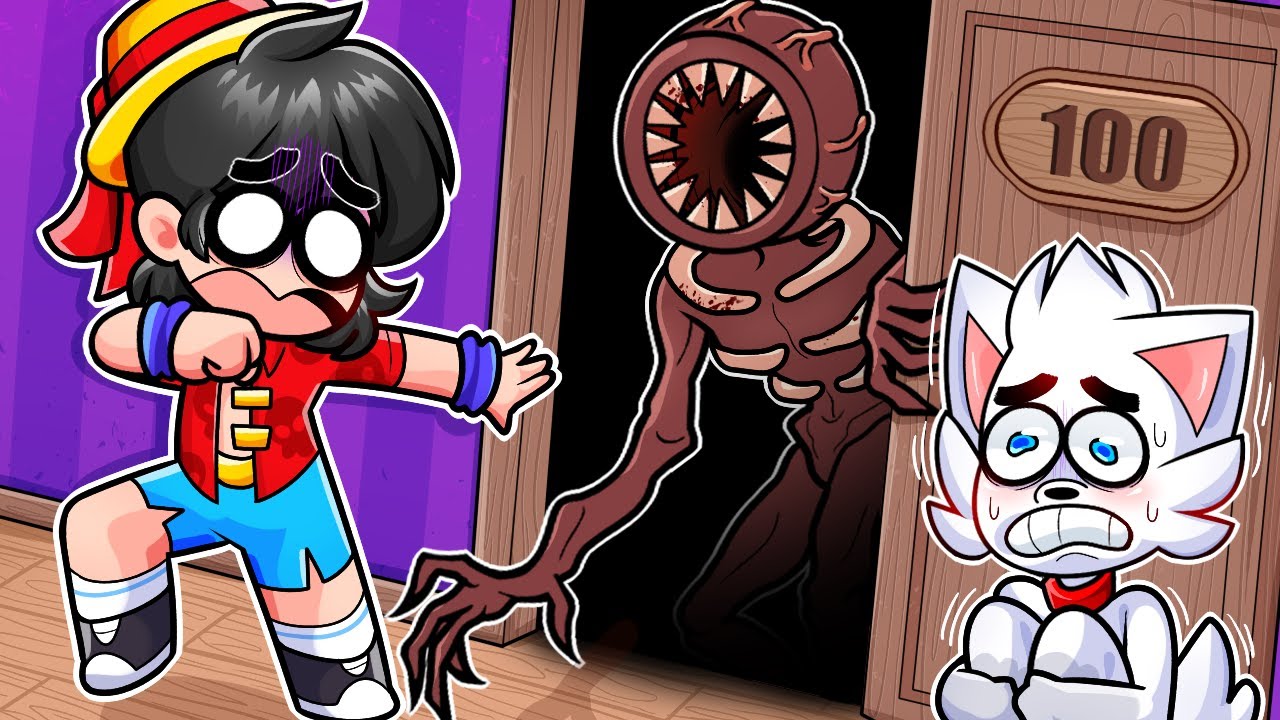 ¡Me paso las 100 PUERTAS de DOORS! 😱🚪 Roblox con Los PANAS