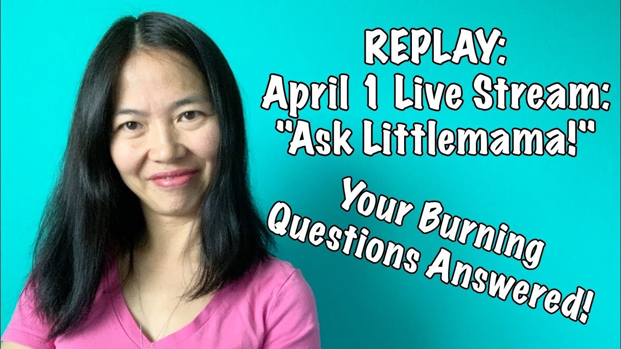 REPLAY: April 1 Facebook Live Stream: 
