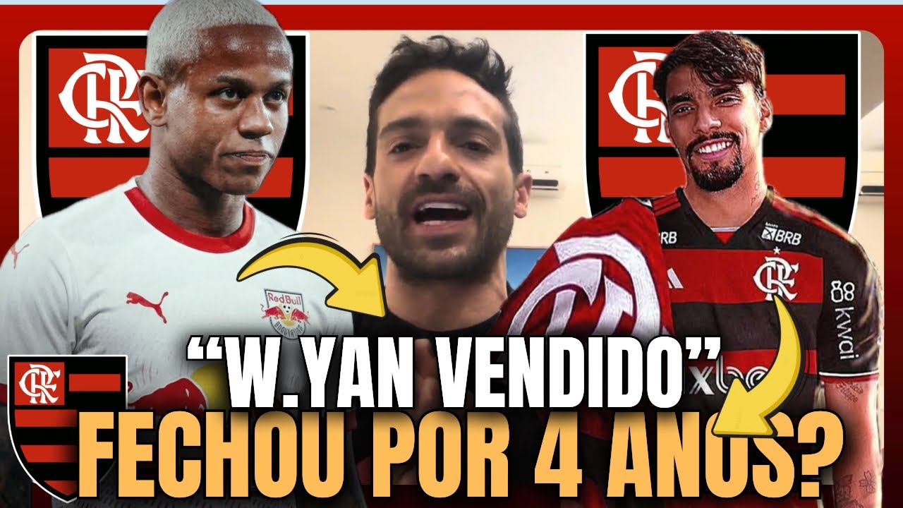 VENÊ TRAZ NOTÍCIA EXCLUSIVA DO FLAMENGO QUE VENDE WALLACE YAN E FECHA ACORDO DE 4 ANOS COM PAQUETÁ?