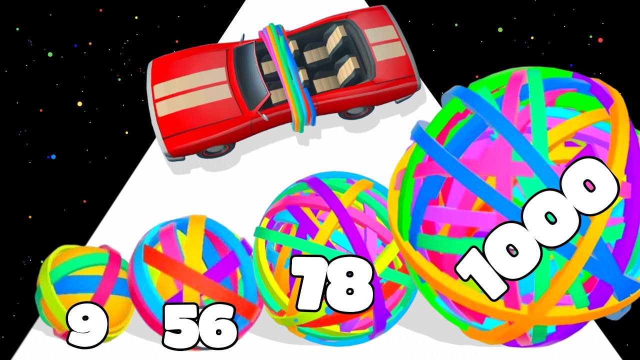 TikTok Gameplay Video 2023 - Satisfying Mobile Game Max Levels: Flexy Runner 3D, Ball Run 2048 Up