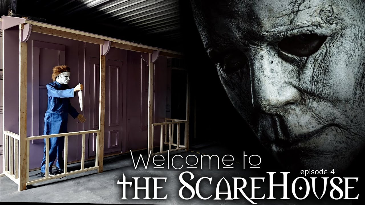I BUILT MICHAEL MYERS HOUSE! Welcome To The Scarehouse episode 4 part 1