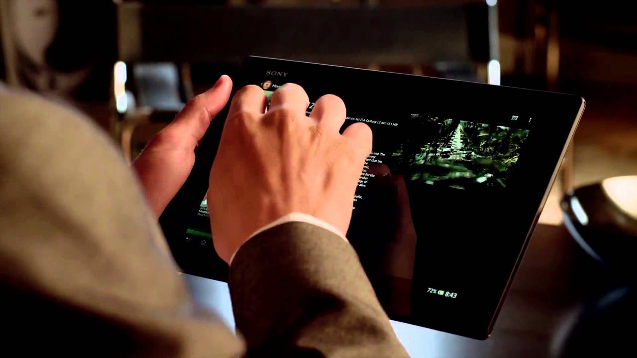 Xperia&trade; Tablet Z - Colourful viewing with 10 inch Full HD Reality Display