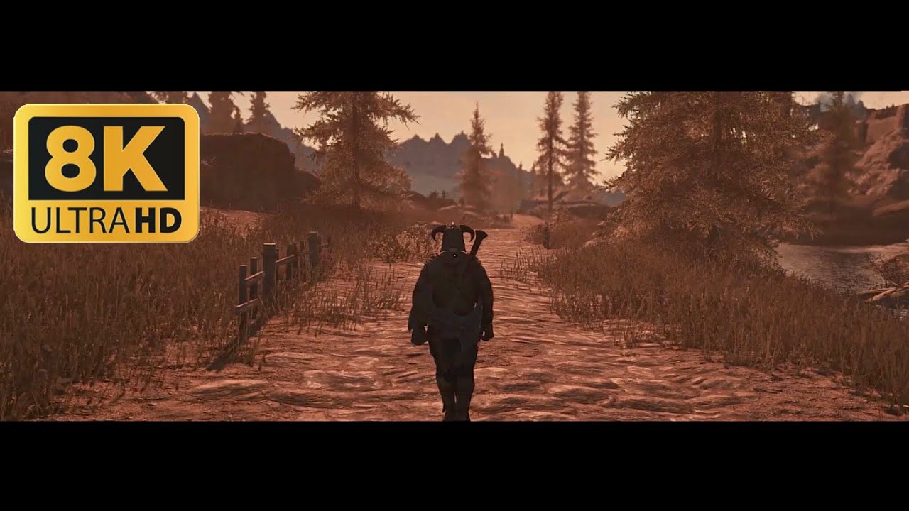 Skyrim SE - 8K Graphics and 200+ Mods