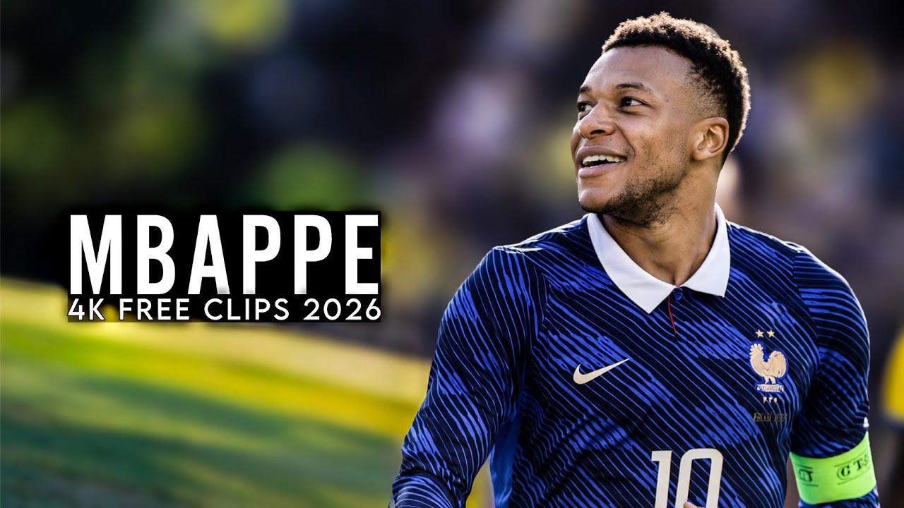 Kylian Mbapp&eacute; Free Clips 2026 &bull; 4K Scene Pack &bull; No Watermark 🎬
