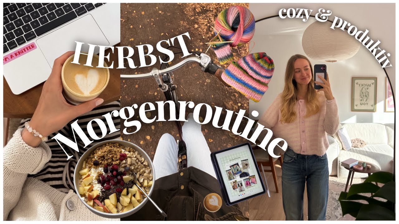 REALISTISCHE MORGENROUTINE im Herbst {vlog style} cozy & produktiv