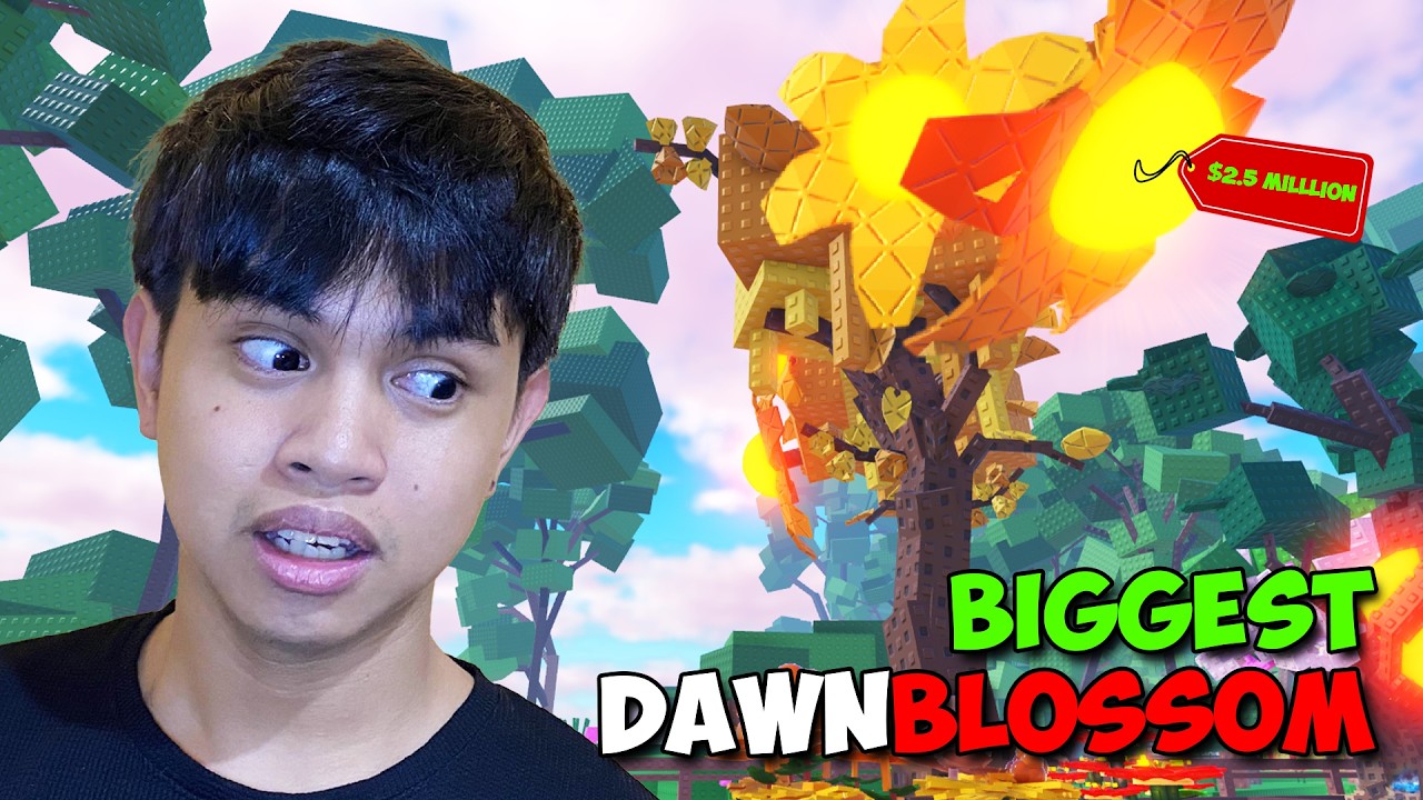 I Made The BIGGEST DAWNBLOSSOM in GARDEN HORIZONS