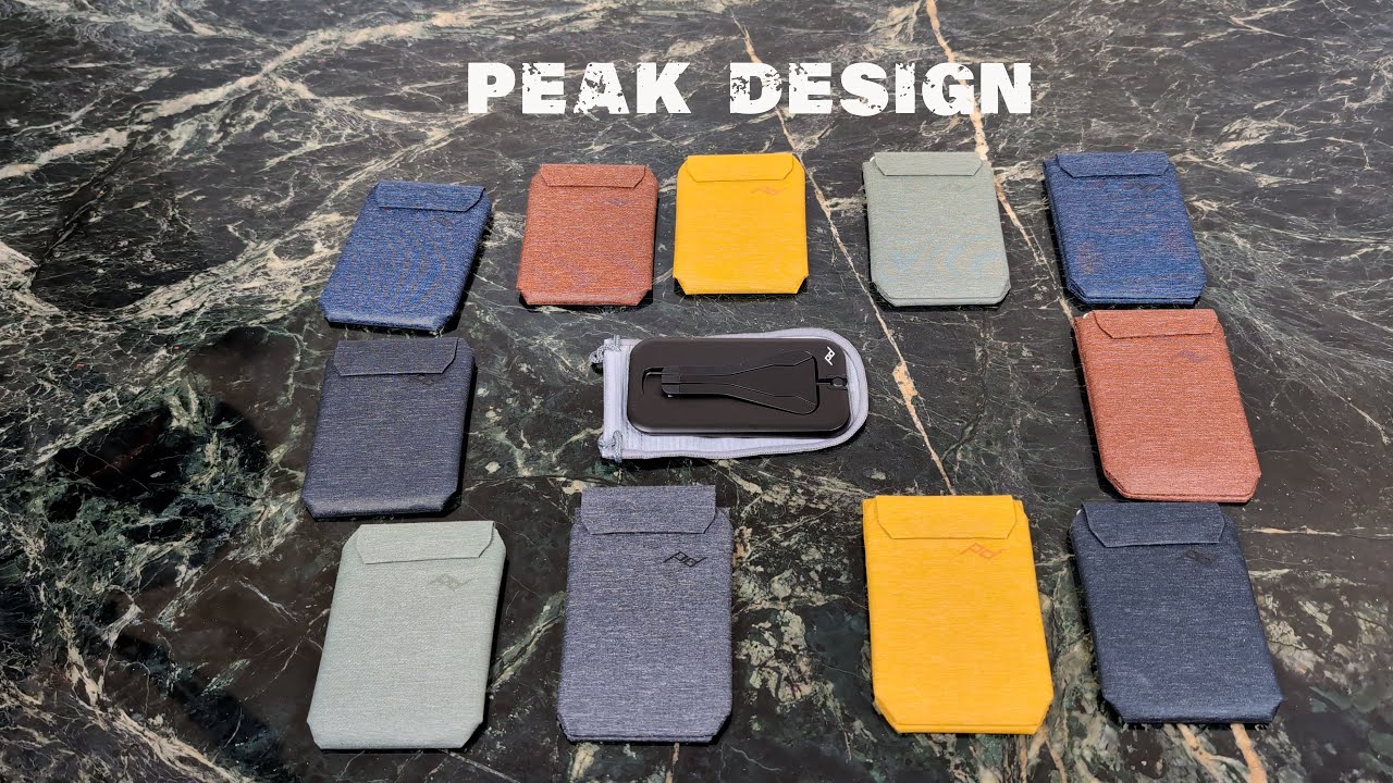 Нейлоновые кошельки Peak Design MagSafe и крепление для мобильного штатива