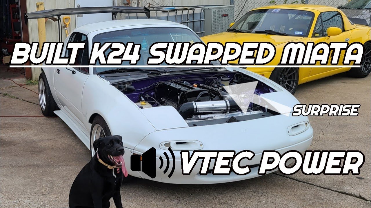 BUILT K24 SWAPPED NA MIATA! AWESOME COMBO WITH A SURPRISE!