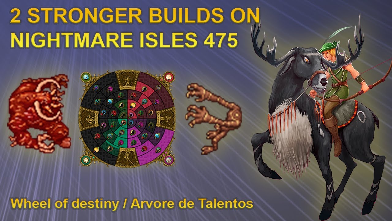 Tibia Wheel of destiny /Royal Paladin 475(450+)SoloHunt/Nightmare Isle/4.8 kk Exp/Hour*Profit420K/hr