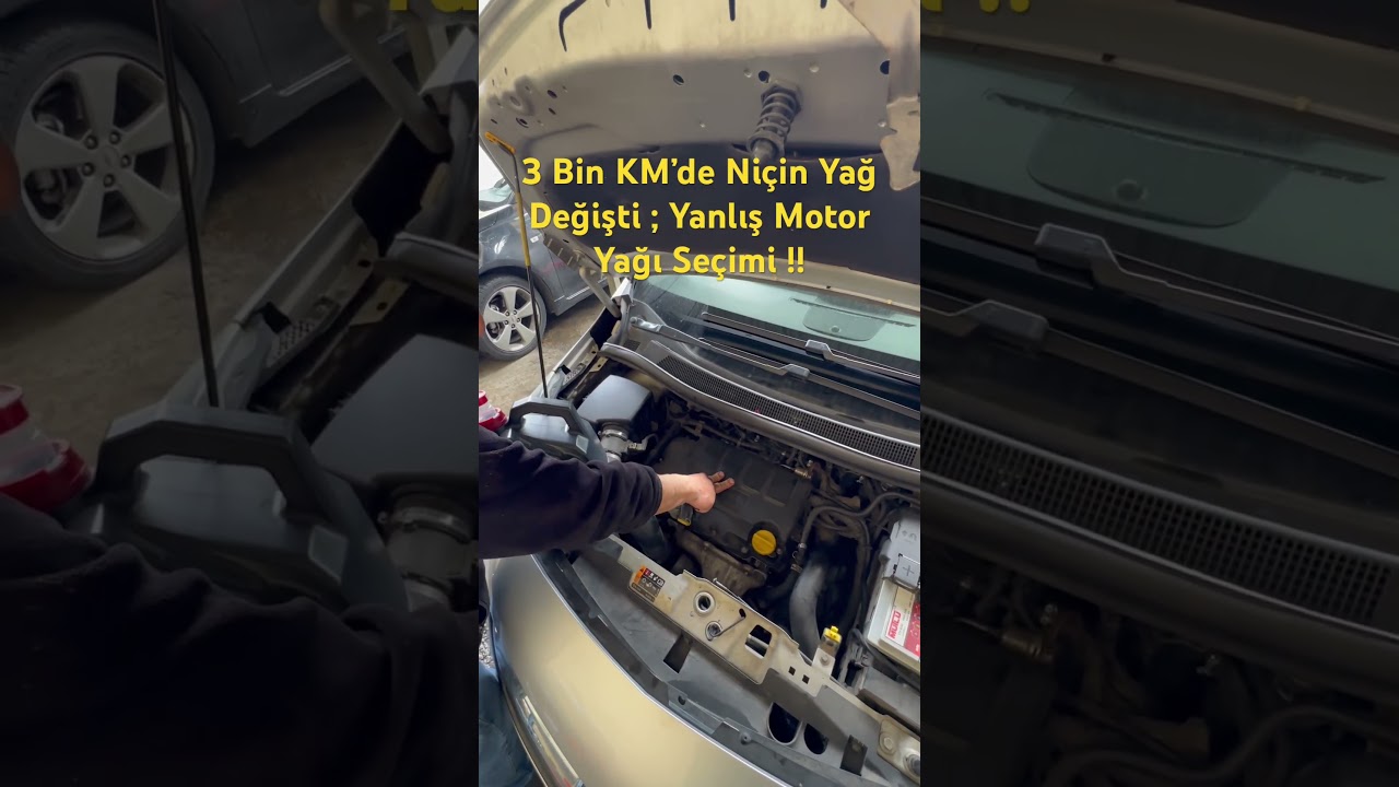 3 Bin KM&rsquo;de Ni&ccedil;in Yağ Değişti ; Yanlış Motor Yağı Se&ccedil;imi !!