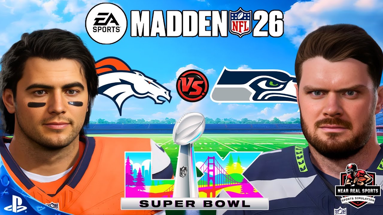BRONCOS vs SEAHAWKS |  | NFL SUPER BOWL | MADDEN 26 PREDICTIONS