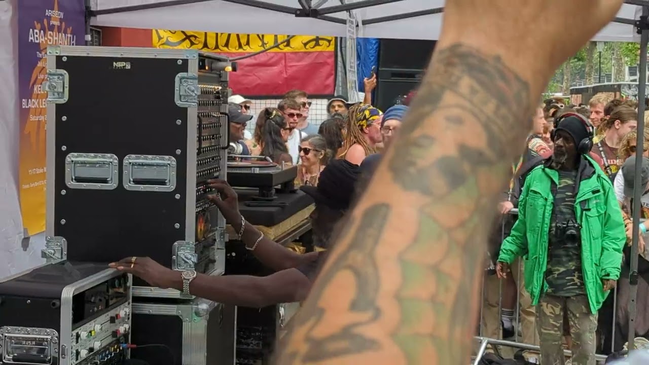 Aba Shanti I - Notting Hill Carnival 2023 - Day 1 - Pt2 - Grenfell Silence and Tribute to Jah Shaka