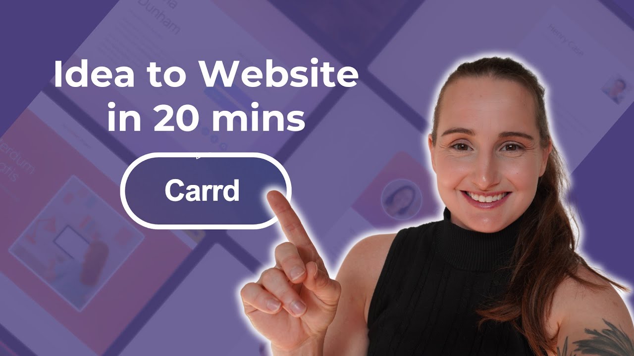 Landing Page Built in 20 Minutes | Carrd Tutorial