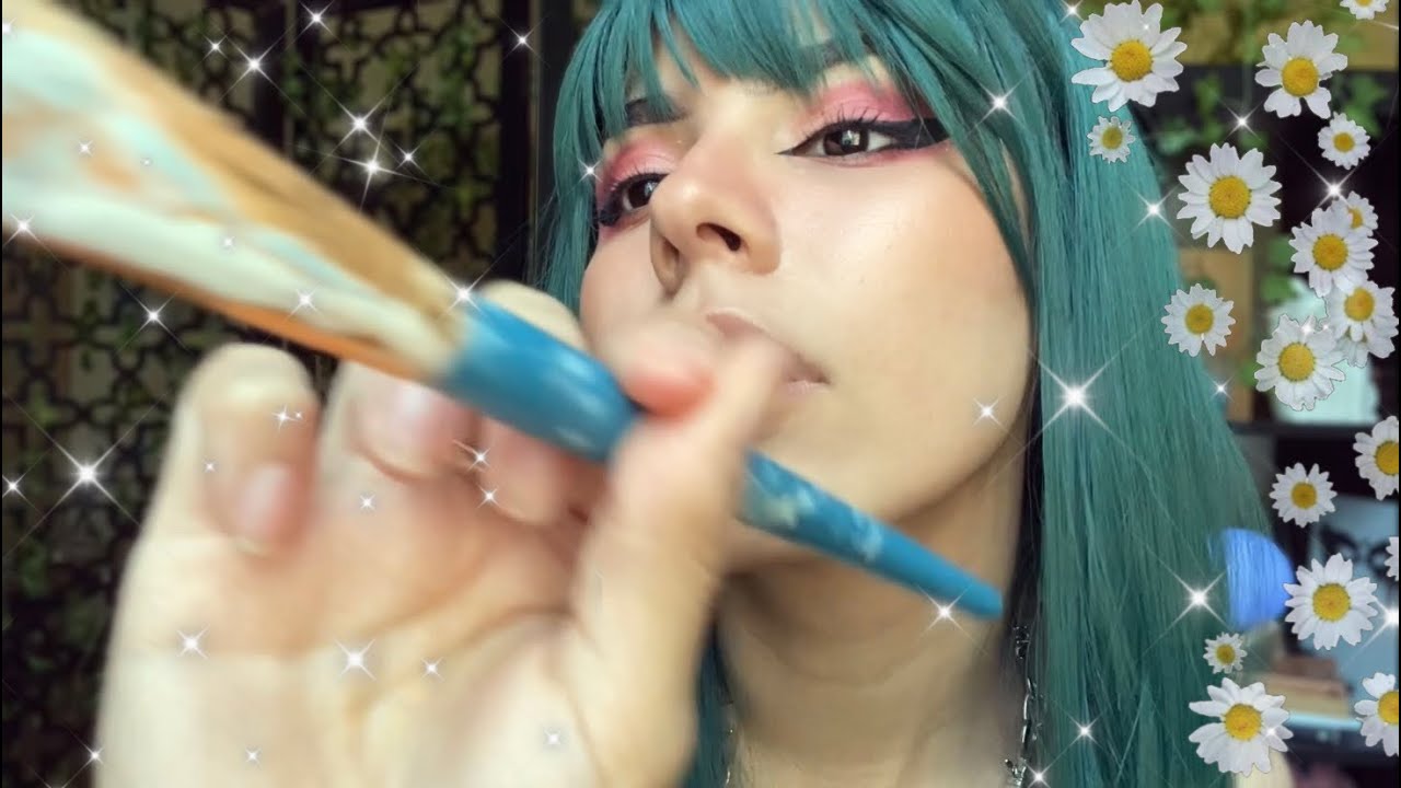 ASMR Painting On Your Face [Role Play] (fast paced)
