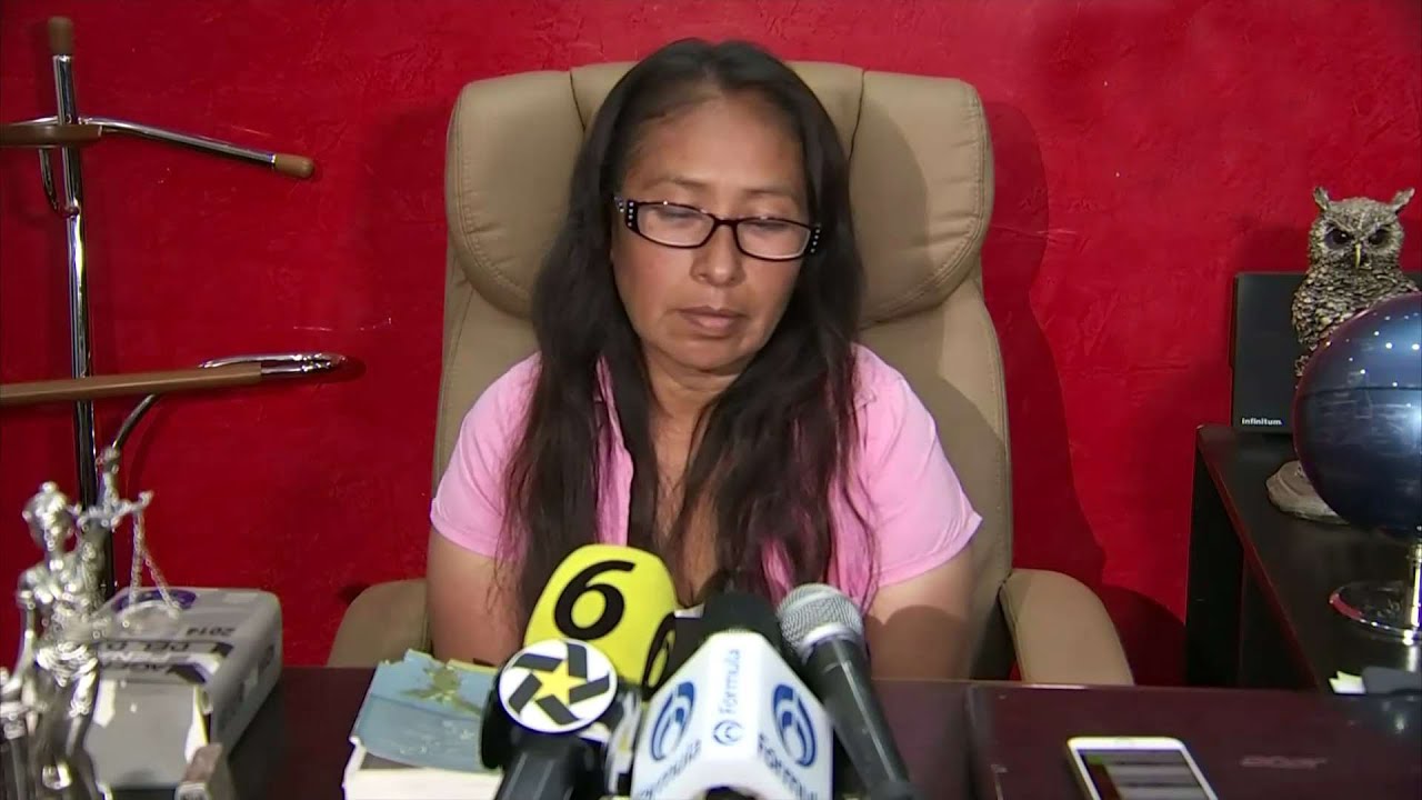 Madre de Giovana ofrece disculpa pública en conferencia de prensa