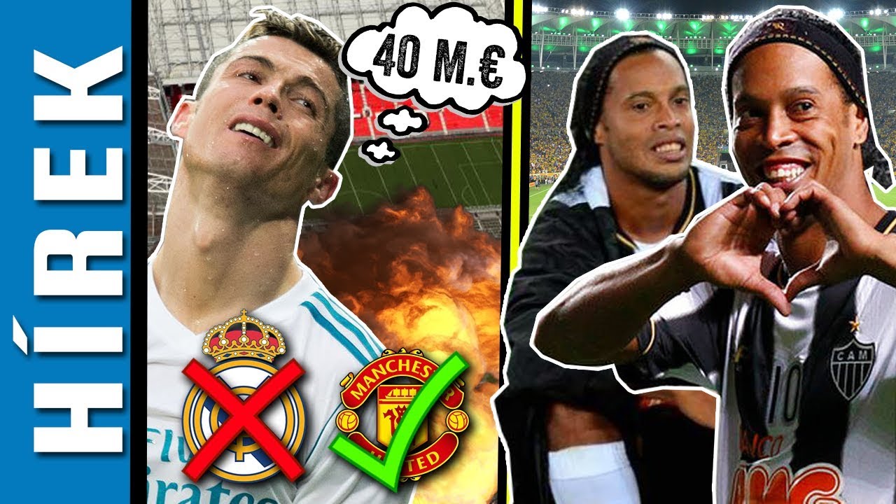 Cristiano Ronaldo becsapva &eacute;rzi mag&aacute;t! Ronaldinho befejezi p&aacute;lyafut&aacute;s&aacute;t! | Focih&iacute;rek