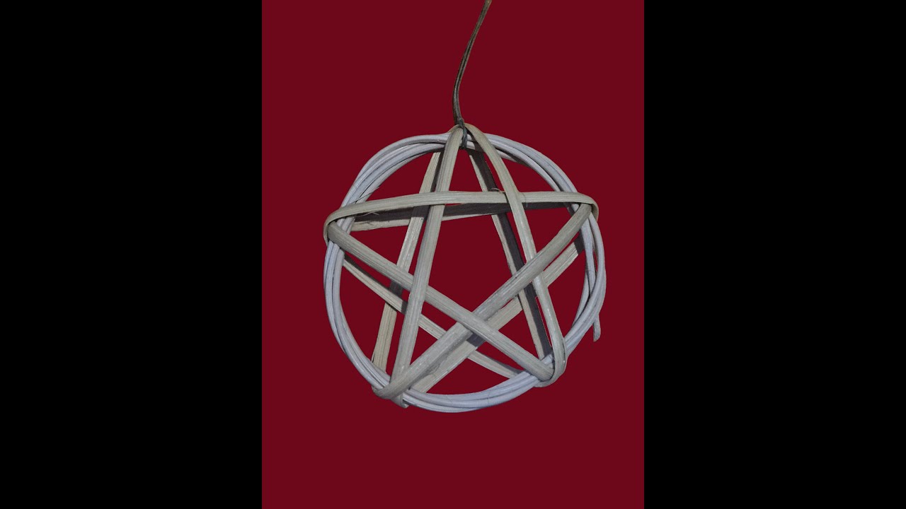 How to Weave a Star Ornament | Easy Reed Holiday Craft Tutorial