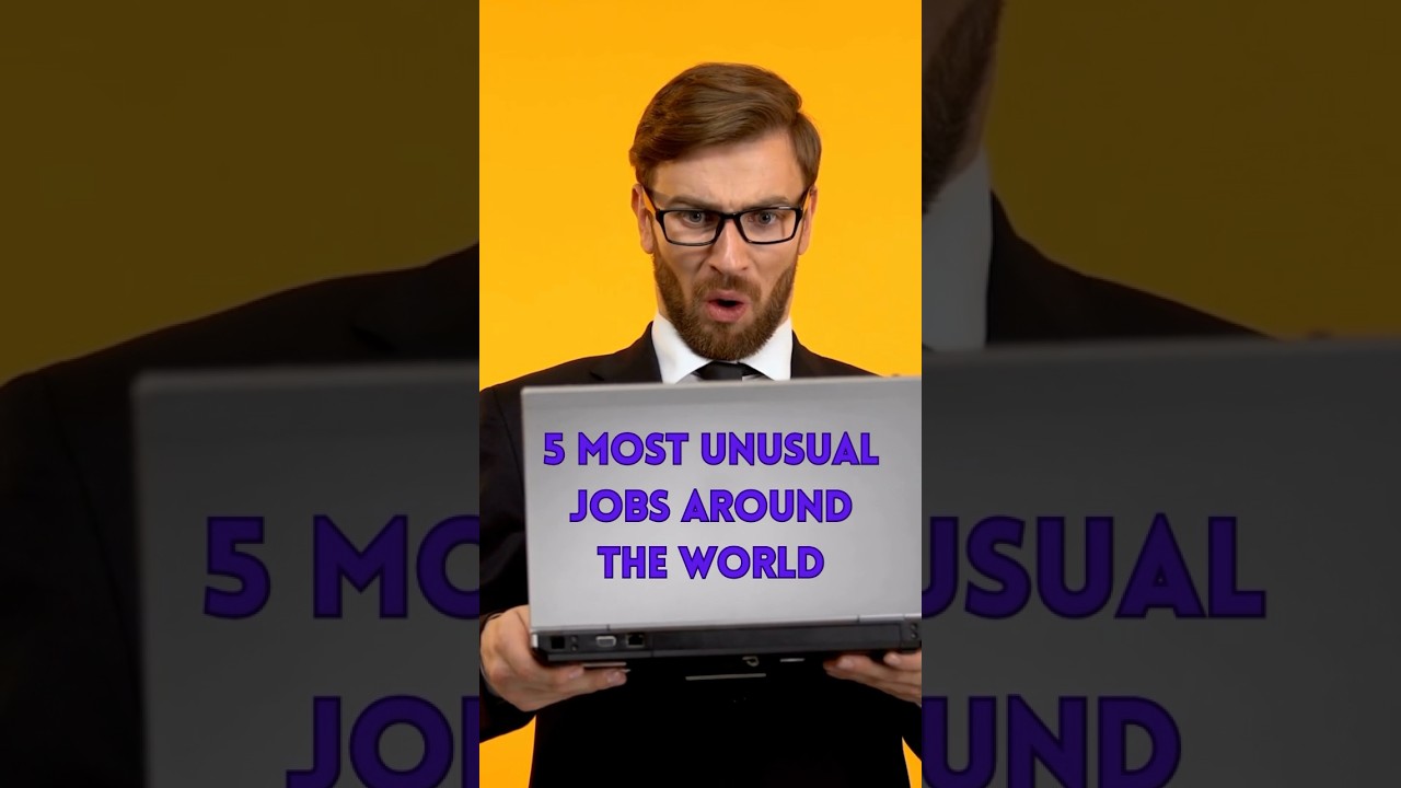 The Most Unusual Jobs on Earth: 5 Unique Careers You&rsquo;ve Never Heard Of 🤯 #facts #top10 #interesting