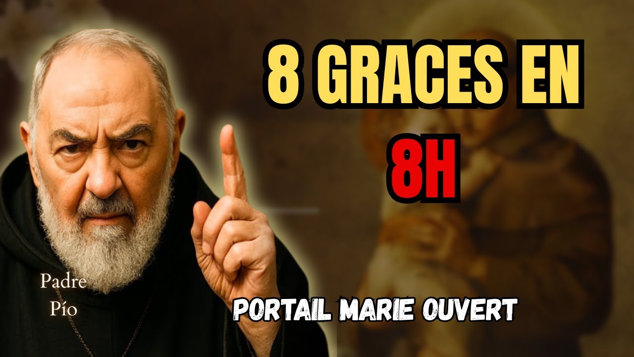 8 DECEMBRE A 8H: AUJOURD'HUI IMMACULEE CONCEPTION - 8 Graces en 8 Heures | Padre Pio