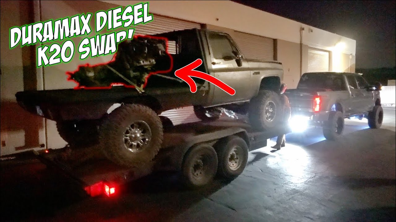 THE DIESEL k20 SWAP BEGINS! (K20 Diesel Swap Part 1)