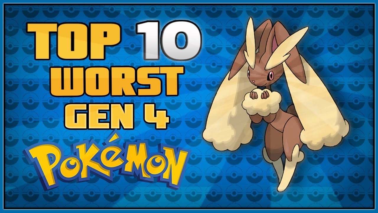 10 худших покемонов 4-го поколения | Pokémon Diamond and Pearl