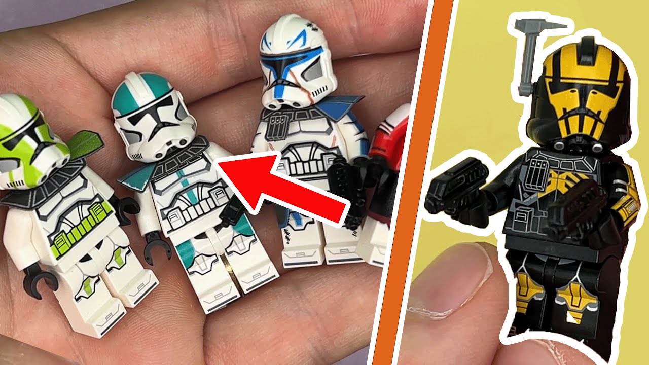 Custom, Pad Printed, LEGO Clones - GCC July Review