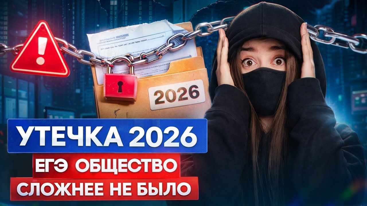 УТЕЧКА РЕАЛЬНОГО ВАРИАНТА ЕГЭ 2026 ПО ОБЩЕСТВОЗНАНИЮ | Маша Вайб | ЕГЭFlex