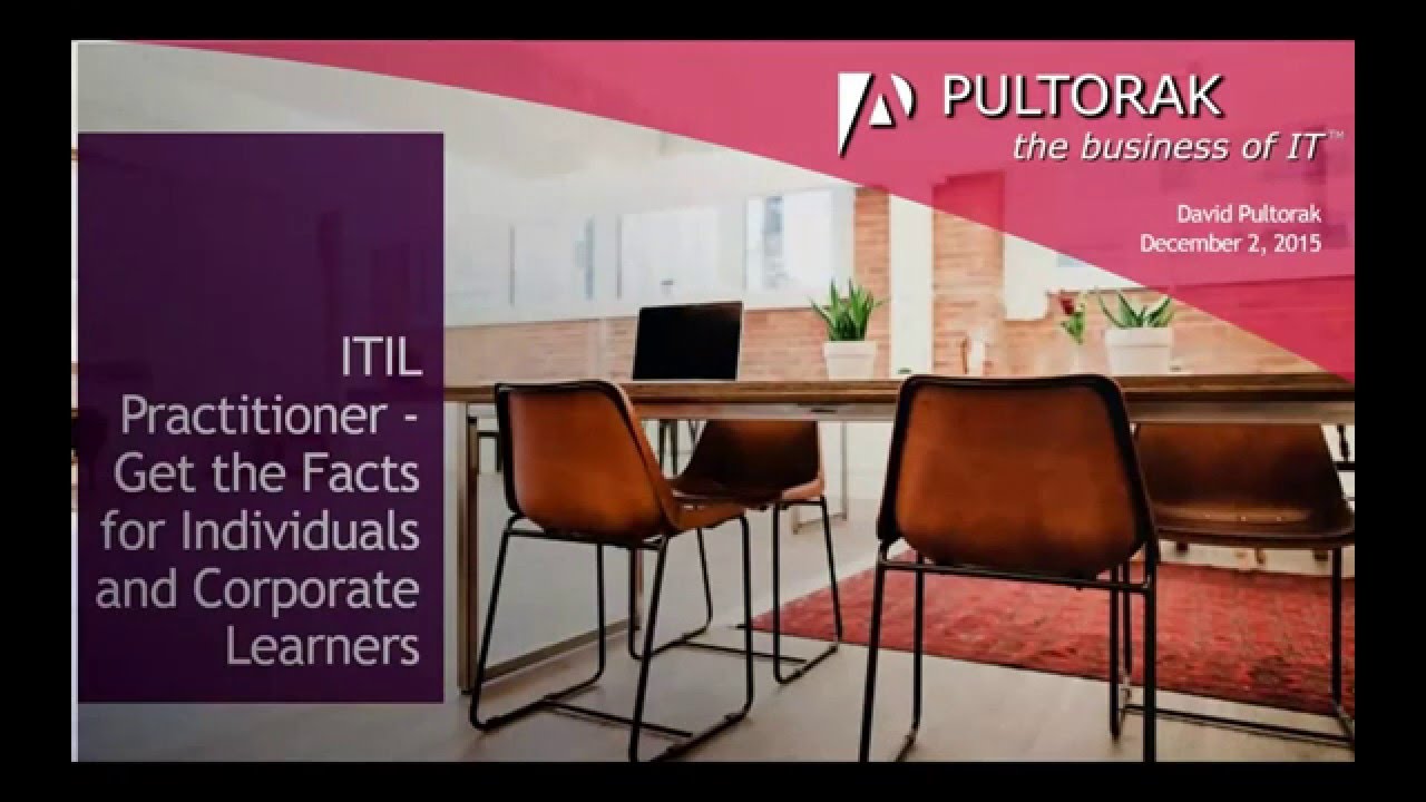 ITIL Practitioner   For Individuals and Corporate Learners