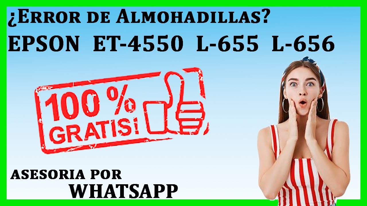 EPSON ET-4550 L-655 L-656, Reset Almohadilla, Reiniciar Contador y Desbloqueo Completamente Gratis.