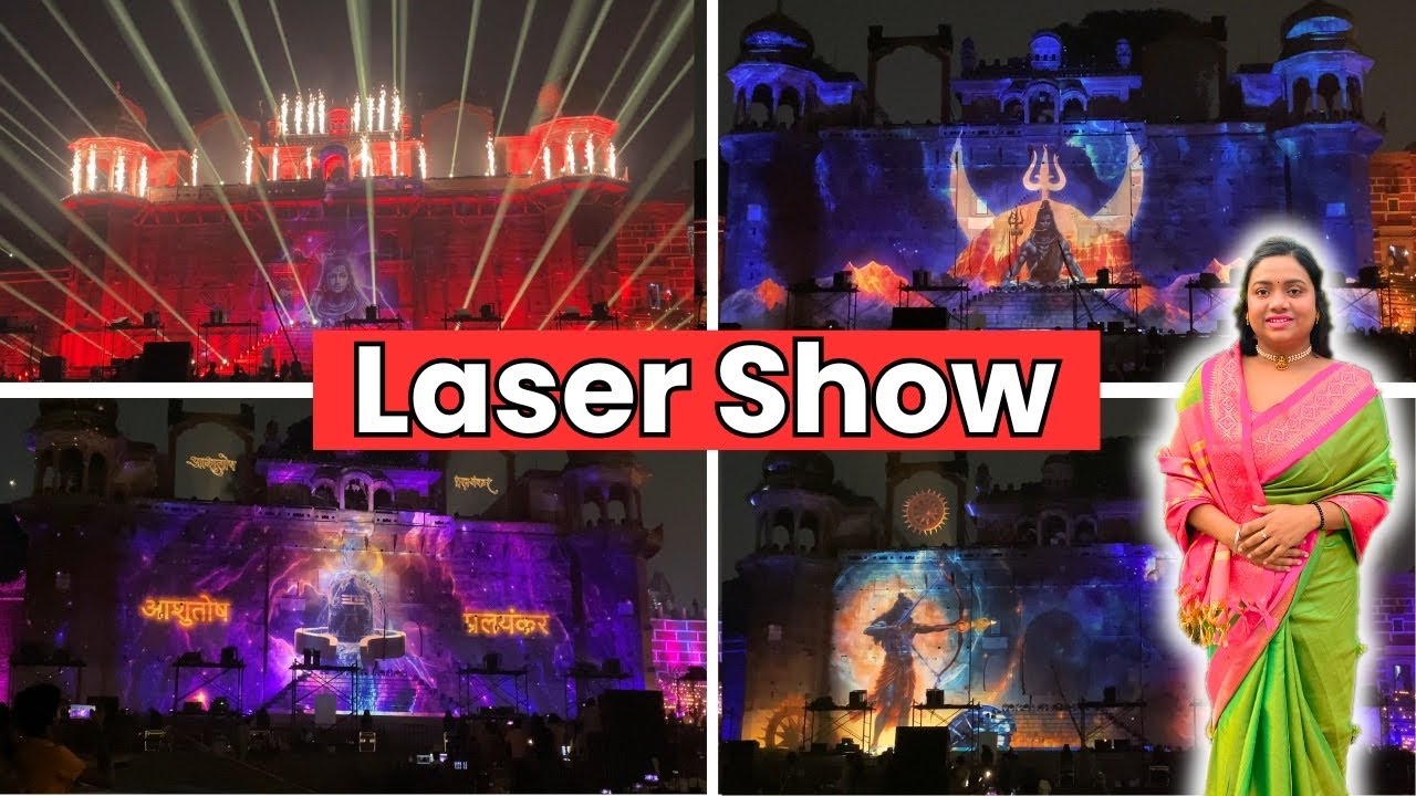 DEV DEEPAWALI VARANASI 2024 LASER SHOW | 4K HD | Payoja Sinha